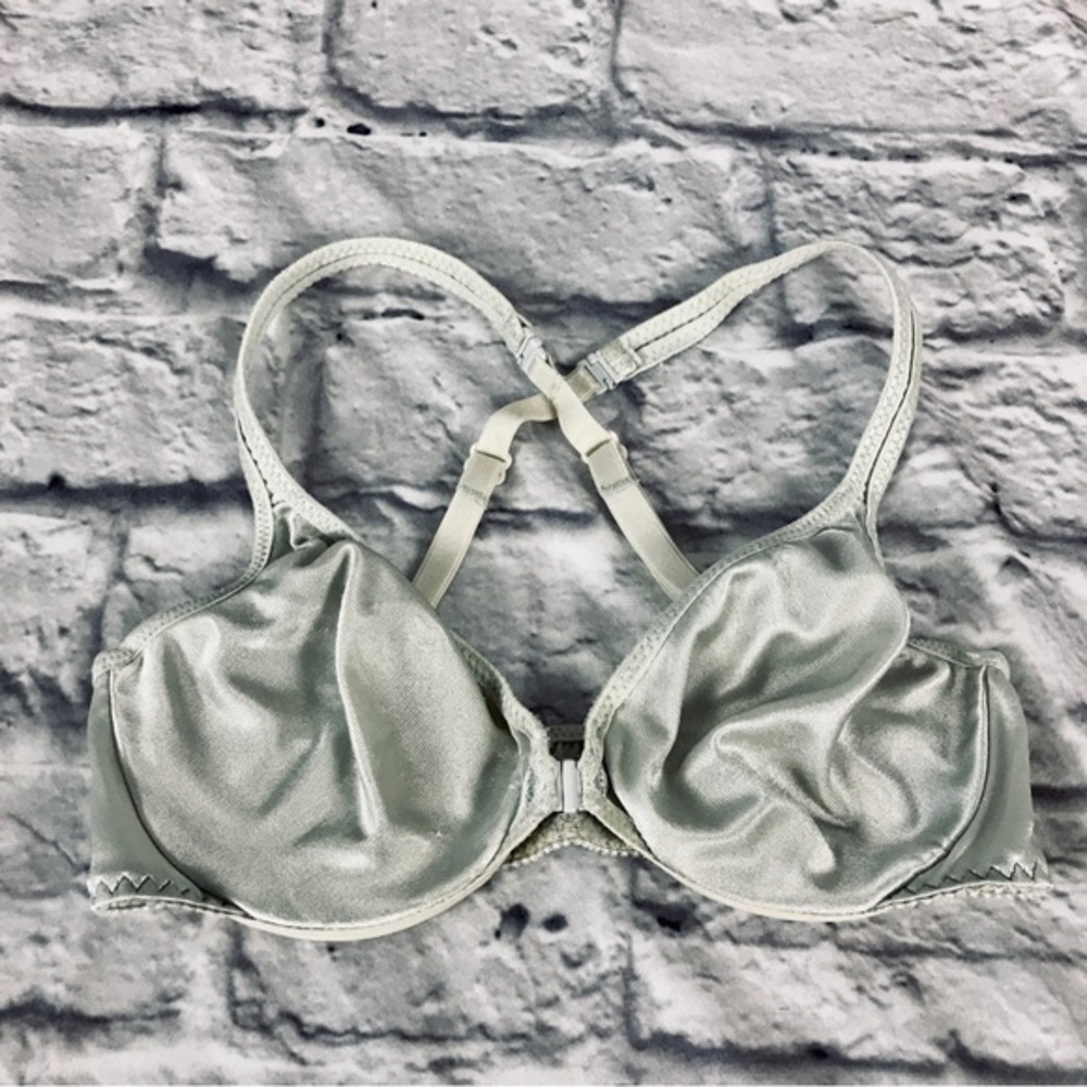 Vintage Second Skin‎ Gold Label Convertible Bra Victoria’s Secret - Silver